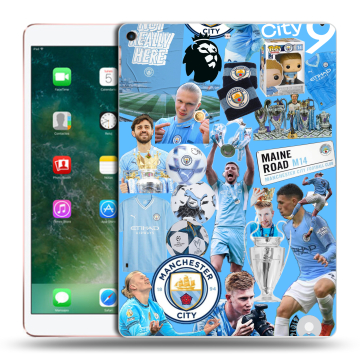 Силиконовый чехол на Ipad Air (2019) с принтом Man City Манчестер Сити