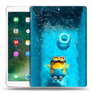 Силиконовый чехол на Ipad Air (2019) с принтом Миньоны Силиконовый чехол на Ipad Air (2019) с принтом Миньоны