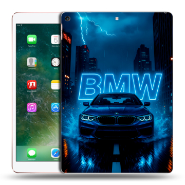 Силиконовый чехол на Ipad Air (2019) с принтом BMW БМВ Силиконовый чехол на Ipad Air (2019) с принтом BMW БМВ
