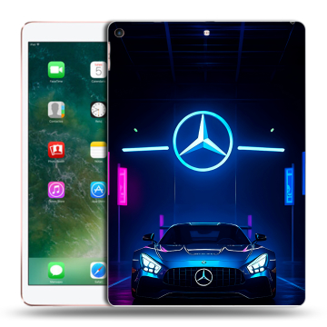 Силиконовый чехол на Ipad Air (2019) с принтом Mercedes Мерседес Силиконовый чехол на Ipad Air (2019) с принтом Mercedes Мерседес