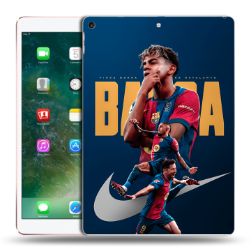 Силиконовый чехол на Ipad Air (2019) с принтом Барселона Barca Yamal Силиконовый чехол на Ipad Air (2019) с принтом Барселона Barca Yamal