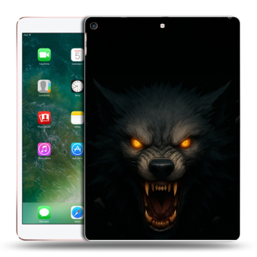 Силиконовый чехол на Ipad Air (2019) с принтом Волк