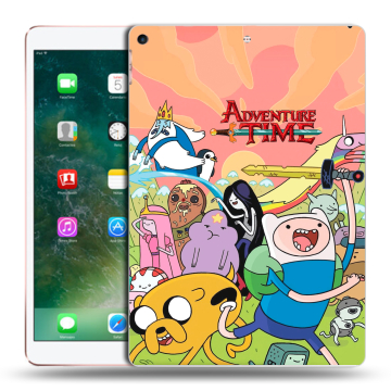 Силиконовый чехол на Ipad Air (2019) с принтом Adventure time Время приключений
