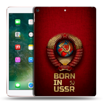 Силиконовый чехол на Ipad Air (2019) с принтом Флаг Герб СССР