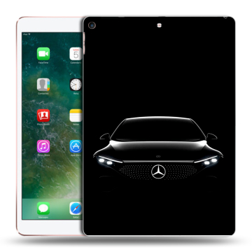 Силиконовый чехол на Ipad Air (2019) с принтом Mercedes Мерседес Силиконовый чехол на Ipad Air (2019) с принтом Mercedes Мерседес