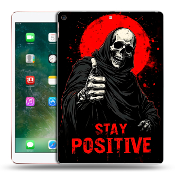 Силиконовый чехол на Ipad Air (2019) с принтом смешной скелет