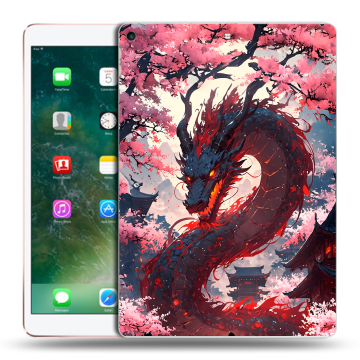 Силиконовый чехол на Ipad Air (2019) с принтом Дракон Японский