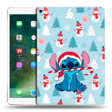 Силиконовый чехол на Ipad Air (2019) с принтом Стич Новый год