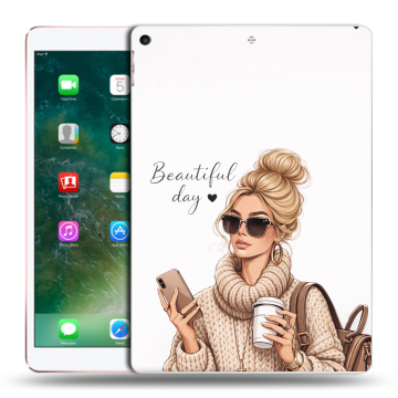Силиконовый чехол на Ipad Air (2019) с принтом женский