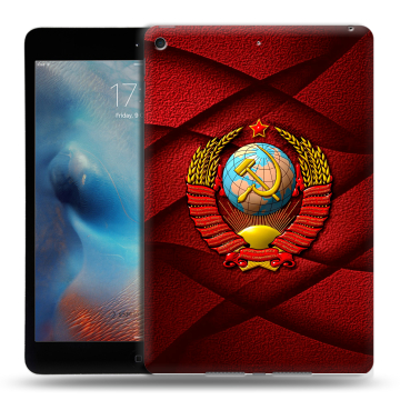 Силиконовый чехол на планшета Ipad Mini (2019) с принтом Герб СССР