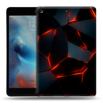 Силиконовый чехол на планшета Ipad Mini (2019) с принтом Яркие абстракции