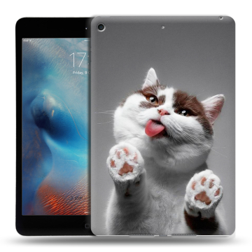 Силиконовый чехол на планшета Ipad Mini (2019) с принтом Коты