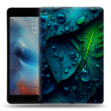 Силиконовый чехол на планшета Ipad Mini (2019) с принтом Листья