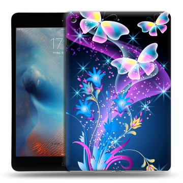 Силиконовый чехол на Ipad Mini (2019) с принтом Бабочки Силиконовый чехол на Ipad Mini (2019) с принтом Бабочки