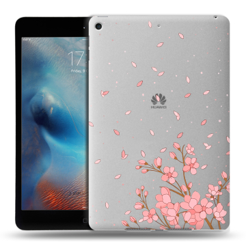 Силиконовый чехол на Ipad Mini (2019) с принтом Ветка сакуры Силиконовый чехол на Ipad Mini (2019) с принтом Ветка сакуры