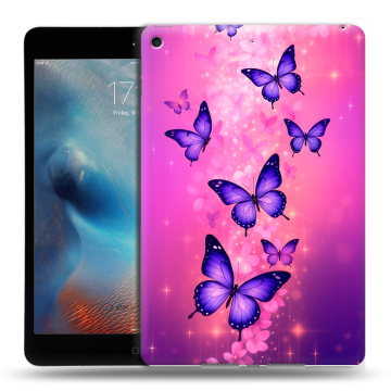 Силиконовый чехол на Ipad Mini (2019) с принтом Бабочки Силиконовый чехол на Ipad Mini (2019) с принтом Бабочки
