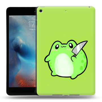 Силиконовый чехол на Ipad Mini (2019) с принтом Лягушенок Силиконовый чехол на Ipad Mini (2019) с принтом Лягушенок