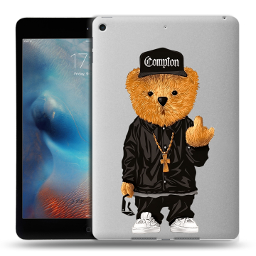 Силиконовый чехол на Ipad Mini (2019) с принтом Мишка Силиконовый чехол на Ipad Mini (2019) с принтом Мишка