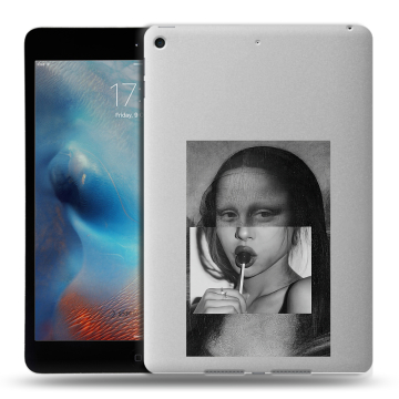 Силиконовый чехол на Ipad Mini (2019) с принтом Мона Лиза Силиконовый чехол на Ipad Mini (2019) с принтом Мона Лиза