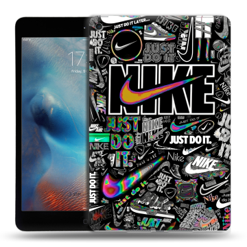 Силиконовый чехол на Ipad Mini (2019) с принтом Найк Силиконовый чехол на Ipad Mini (2019) с принтом Найк