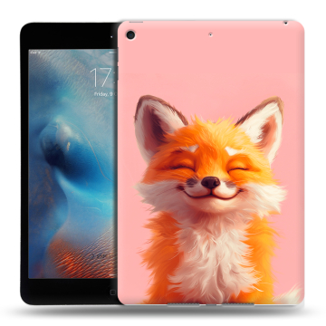 Силиконовый чехол на Ipad Mini (2019) с принтом милая лиса Силиконовый чехол на Ipad Mini (2019) с принтом милая лиса