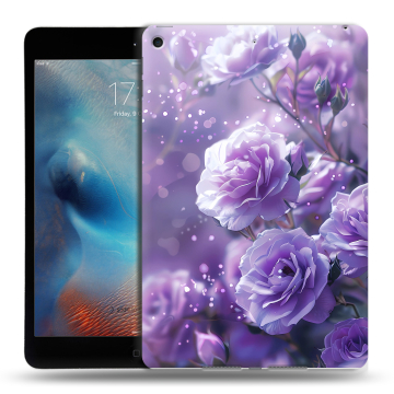 Силиконовый чехол на Ipad Mini (2019) с принтом Розы цветы Силиконовый чехол на Ipad Mini (2019) с принтом Розы цветы