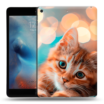 Силиконовый чехол на Ipad Mini (2019) с принтом котик Силиконовый чехол на Ipad Mini (2019) с принтом котик