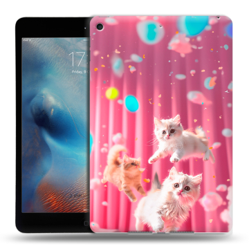 Силиконовый чехол на Ipad Mini (2019) с принтом милые котики