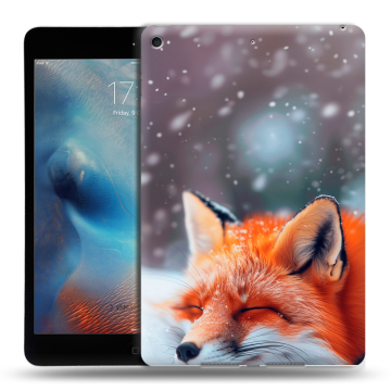 Силиконовый чехол на Ipad Mini (2019) с принтом лиса Силиконовый чехол на Ipad Mini (2019) с принтом лиса