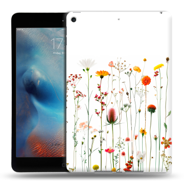 Силиконовый чехол на Ipad Mini (2019) с принтом цветы Силиконовый чехол на Ipad Mini (2019) с принтом цветы