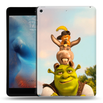 Силиконовый чехол на Ipad Mini (2019) с принтом Шрек Shrek