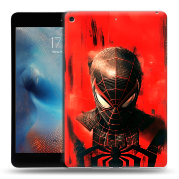 Силиконовый чехол на Ipad Mini (2019) с принтом человек паук spiderman Силиконовый чехол на Ipad Mini (2019) с принтом человек паук spiderman