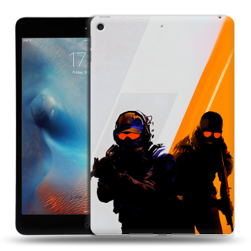 Силиконовый чехол на Ipad Mini (2019) с принтом Контер страйк Counter strike
