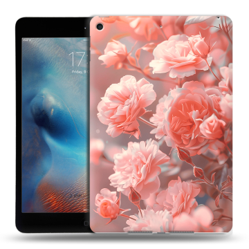 Силиконовый чехол на Ipad Mini (2019) с принтом Розы цветы Силиконовый чехол на Ipad Mini (2019) с принтом Розы цветы
