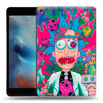 Силиконовый чехол на Ipad Mini (2019) с принтом Рик и Морти Rick Morty Силиконовый чехол на Ipad Mini (2019) с принтом Рик и Морти Rick Morty