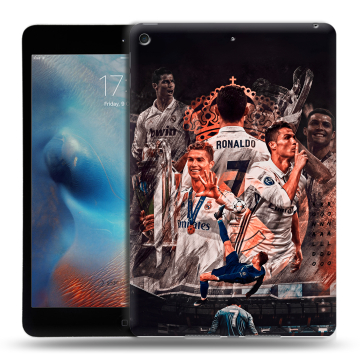 Силиконовый чехол на Ipad Mini (2019) с принтом Реал Роналдо Real Ronaldo Силиконовый чехол на Ipad Mini (2019) с принтом Реал Роналдо Real Ronaldo