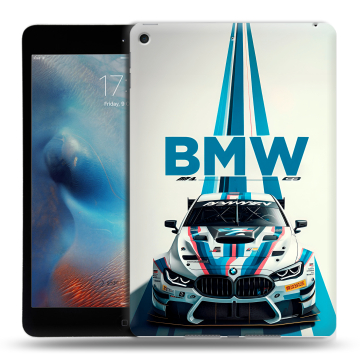 Силиконовый чехол на Ipad Mini (2019) с принтом БМВ BMW Силиконовый чехол на Ipad Mini (2019) с принтом БМВ BMW