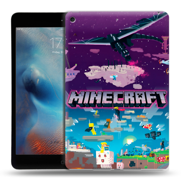 Силиконовый чехол на Ipad Mini (2019) с принтом Майнкрафт Minecraft Силиконовый чехол на Ipad Mini (2019) с принтом Майнкрафт Minecraft