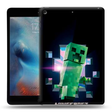 Силиконовый чехол на Ipad Mini (2019) с принтом Майнкрафт Minecraft Силиконовый чехол на Ipad Mini (2019) с принтом Майнкрафт Minecraft
