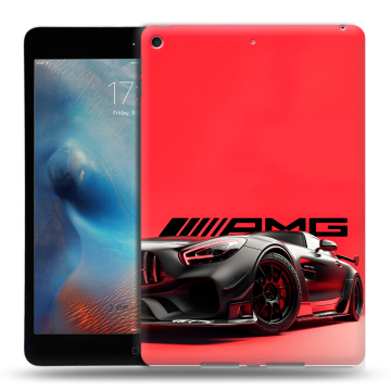 Силиконовый чехол на Ipad Mini (2019) с принтом Мерседес Mercedes AMG