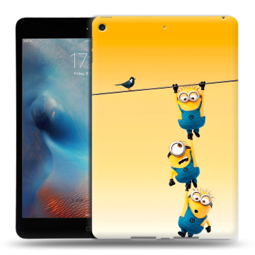 Силиконовый чехол на Ipad Mini (2019) с принтом Миньоны Силиконовый чехол на Ipad Mini (2019) с принтом Миньоны