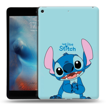 Силиконовый чехол на Ipad Mini (2019) с принтом Лило и Стич Силиконовый чехол на Ipad Mini (2019) с принтом Лило и Стич