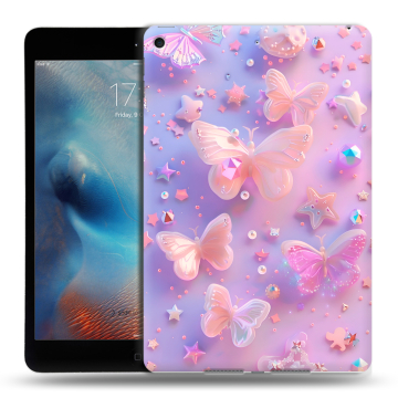 Силиконовый чехол на Ipad Mini (2019) с принтом Бабочки Силиконовый чехол на Ipad Mini (2019) с принтом Бабочки