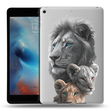 Силиконовый чехол на Ipad Mini (2019) с принтом Львы