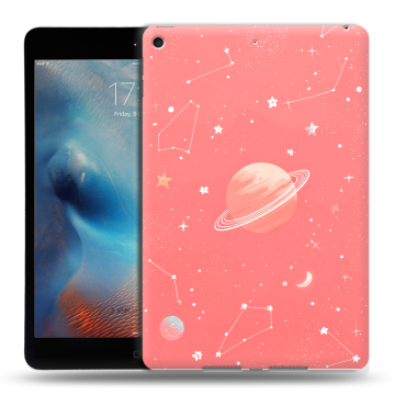 Силиконовый чехол на Ipad Mini (2019) с принтом Розовый космос