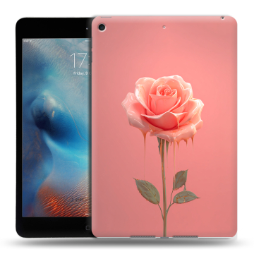 Силиконовый чехол на Ipad Mini (2019) с принтом Розовая роза