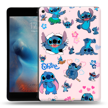 Силиконовый чехол на Ipad Mini (2019) с принтом Лило и Стич Силиконовый чехол на Ipad Mini (2019) с принтом Лило и Стич