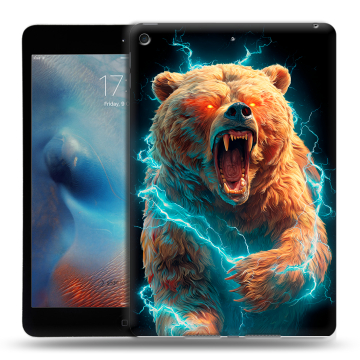 Силиконовый чехол на Ipad Mini (2019) с принтом Медведь