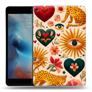 Силиконовый чехол на Ipad Mini (2019) с принтом Модный принт