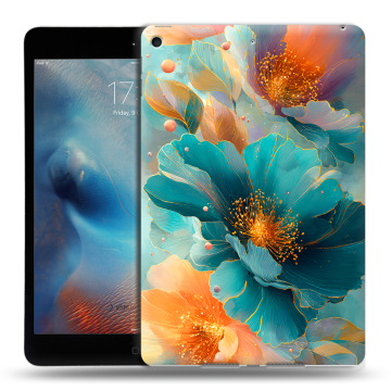 Силиконовый чехол на Ipad Mini (2019) с принтом Цветы